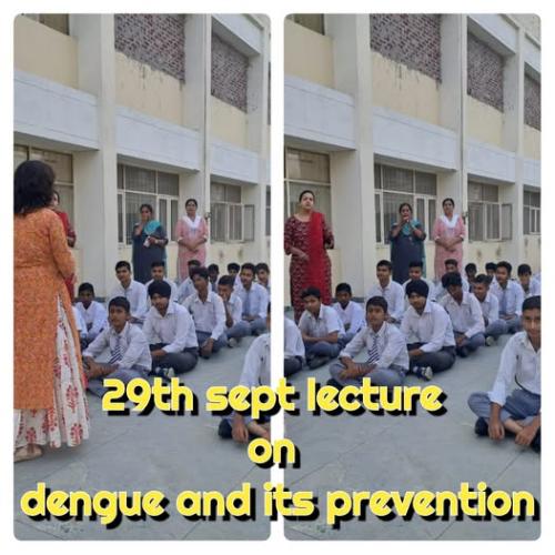 Dengue Awareness Lecture at State School of Sports Jalandhar