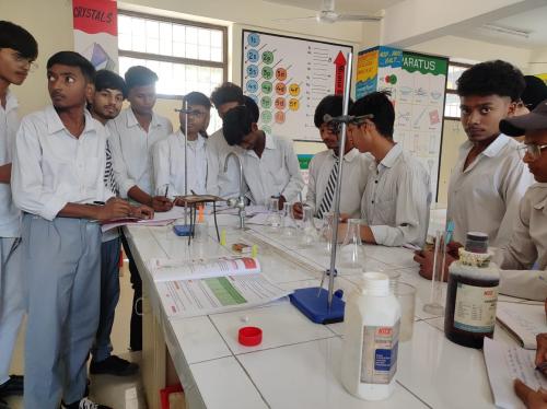 Hands-on Chemistry Experiments - State School of Sports Jalandhar